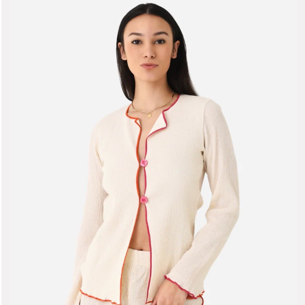 ANIM Women's Malaika Crinkled Cotton top